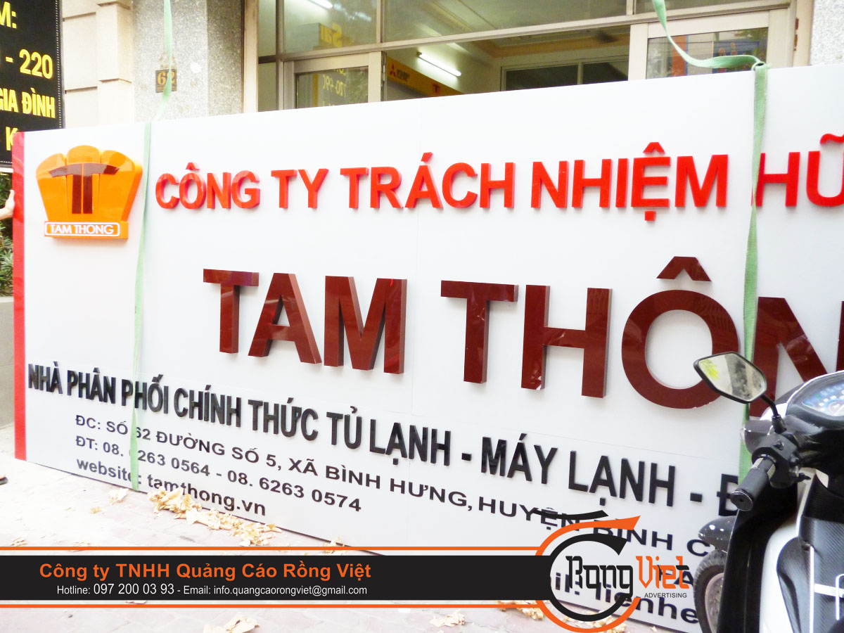 Bảng hiệu Cty Tam Thông